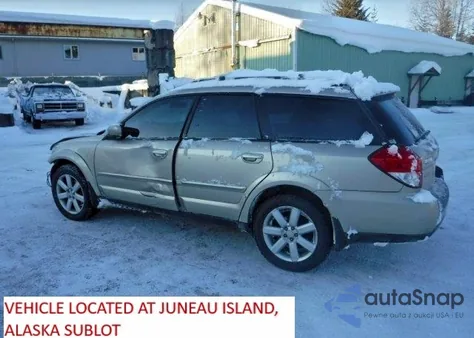 2008 Subaru Outback 2.5I Limited from USA, damaged, VIN 4S4BP62C487343021
